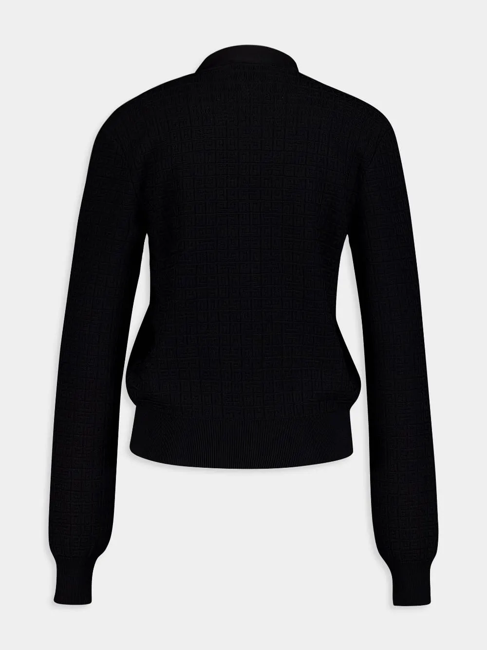 4G Mini Jacquard Cropped Cardigan