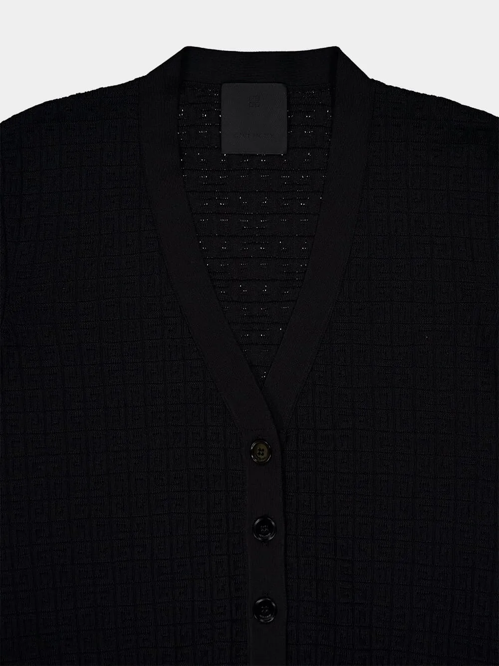 4G Mini Jacquard Cropped Cardigan