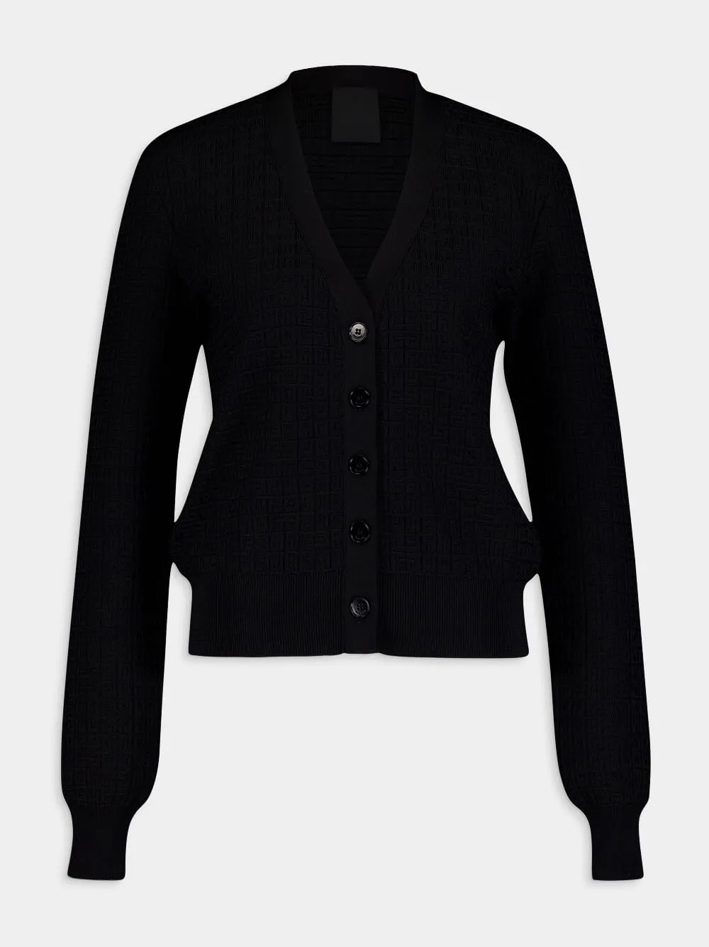 4G Mini Jacquard Cropped Cardigan