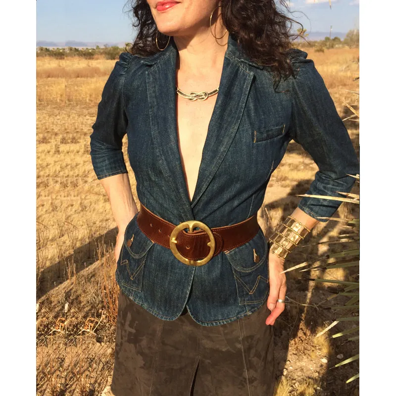 Chunky Waist Belt - Black