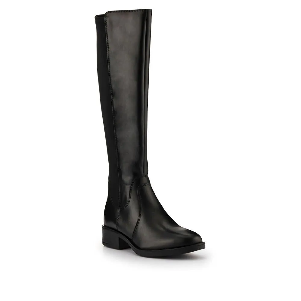 Ellisia Luxurious Long Leather Boots, Perfect Stretch-Fit - Model Number 326 064