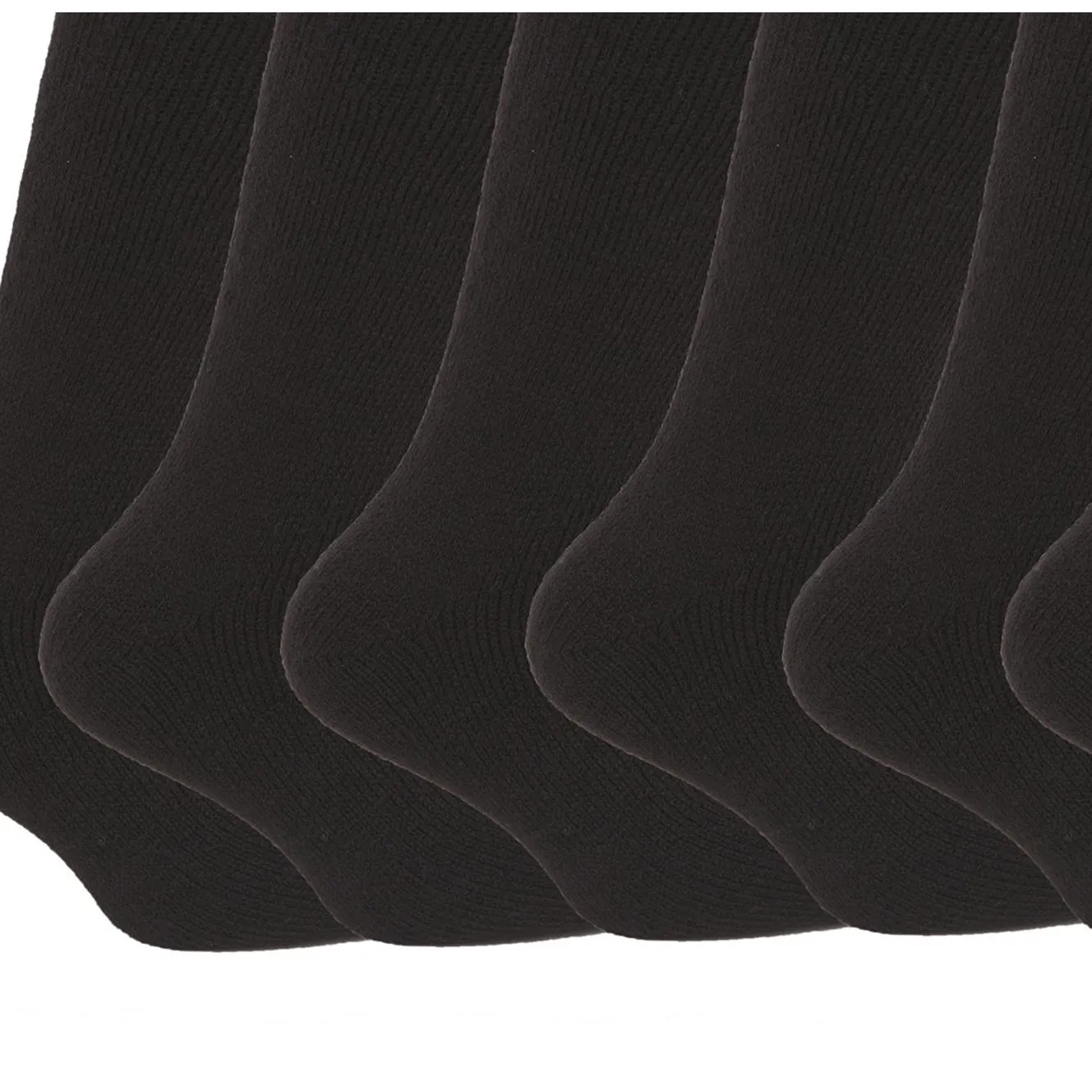 FLOSO Mens Premium Quality Multipack 1.9 Tog Thermal Socks (Pack Of 6)