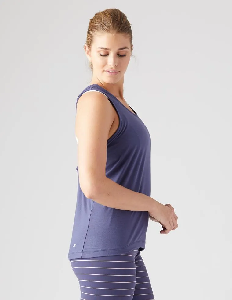 Glyder Razor Tank - Night Blue