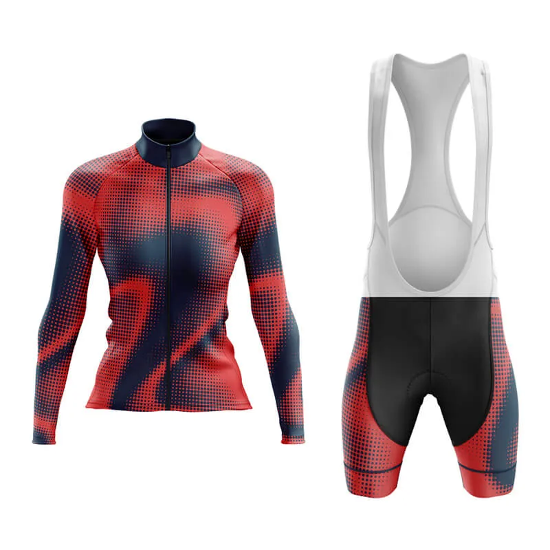 Halftone Aero Cycling Kit (Orange Red)
