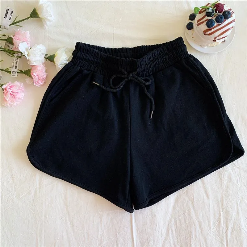 High-Waisted Worn Outside Thin Casual Loose Fit Sports Fish Scales Shorts