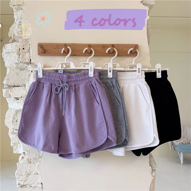 High-Waisted Worn Outside Thin Casual Loose Fit Sports Fish Scales Shorts