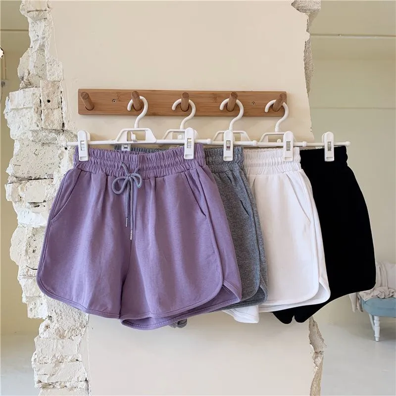 High-Waisted Worn Outside Thin Casual Loose Fit Sports Fish Scales Shorts