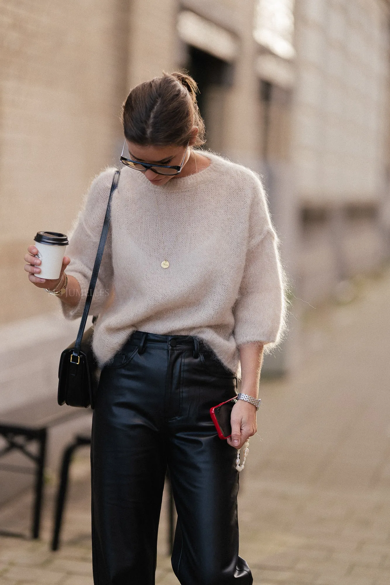 Nova mohair jumper beige