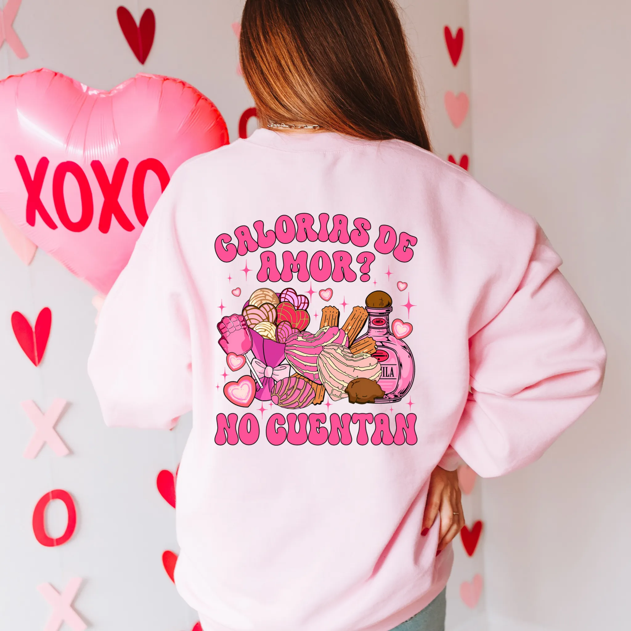 Pan Dulce and Sweets Calorias de Amor Sweatshirt