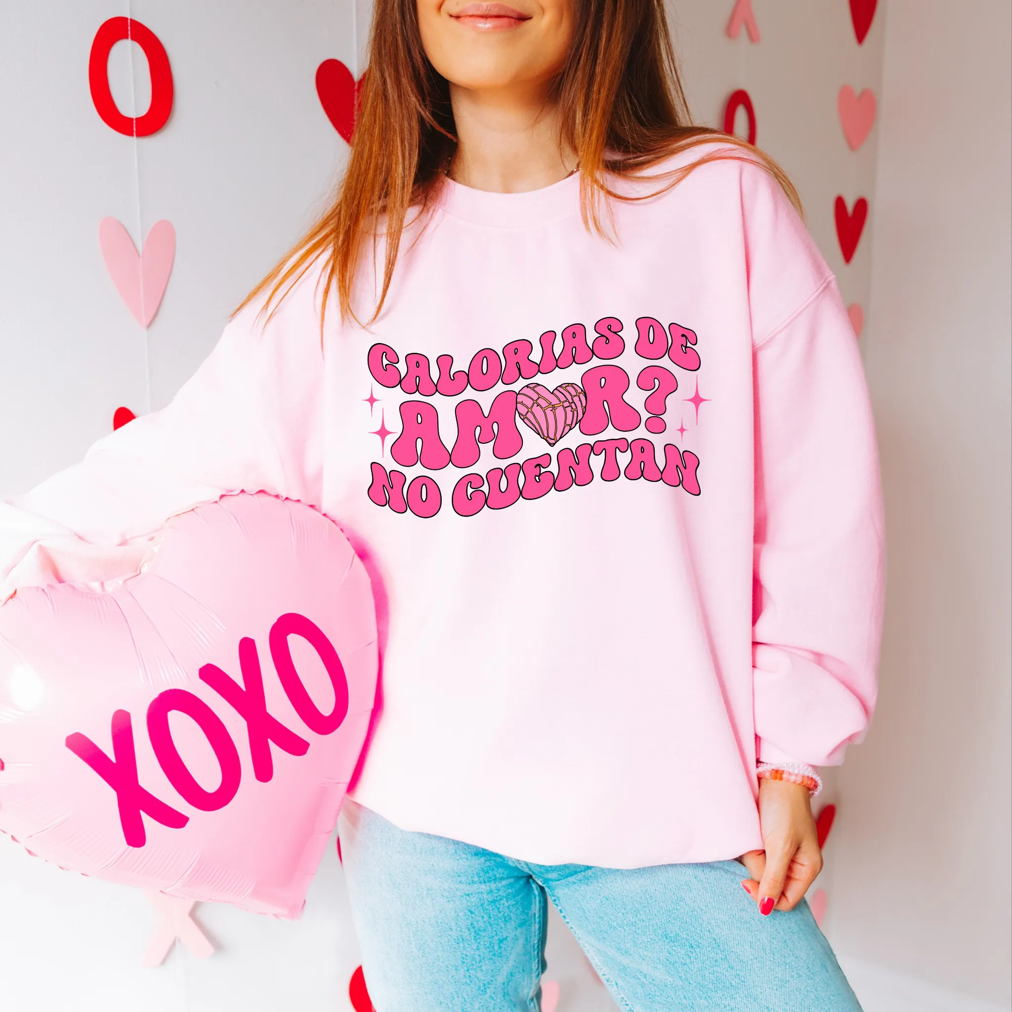 Pan Dulce and Sweets Calorias de Amor Sweatshirt