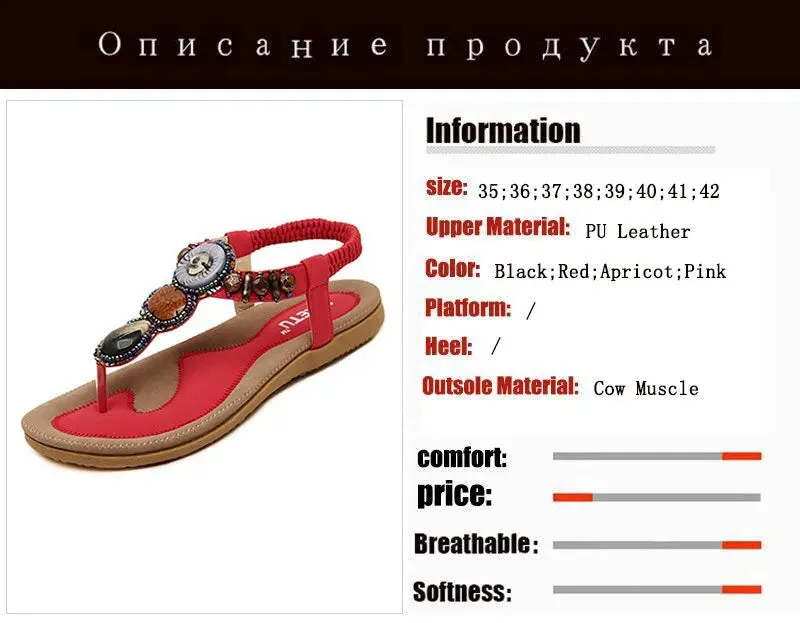 Sandals Women PU Flip Flops Casual Shoes