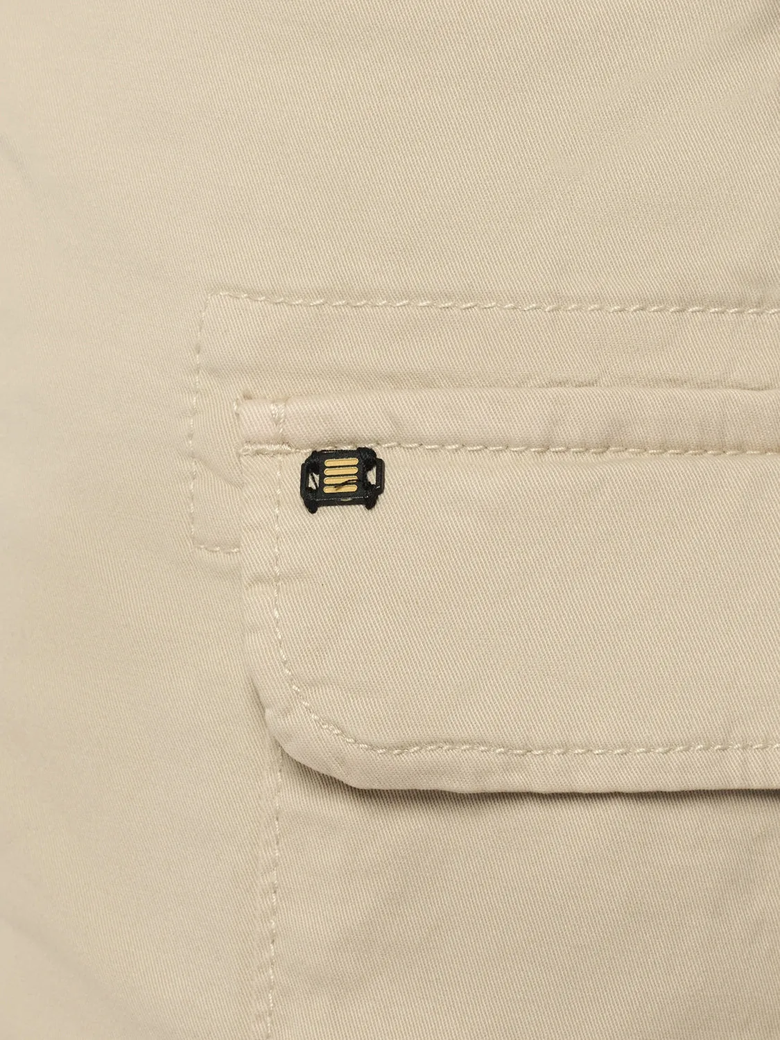 Short Cargo Garment Dyed   Stone Washed Stretch | Cement
