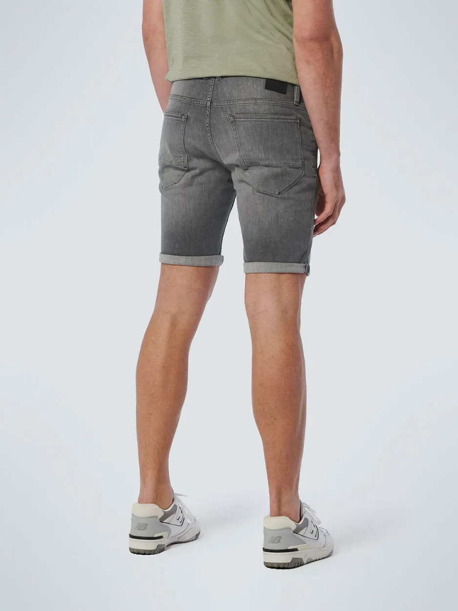 Short Denim Stretch | Light Grey Denim
