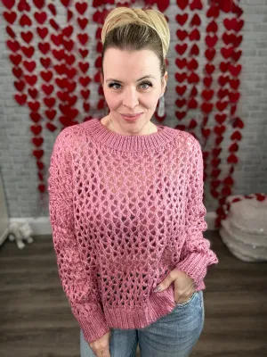 Soft Chunky Open Knit Sweater