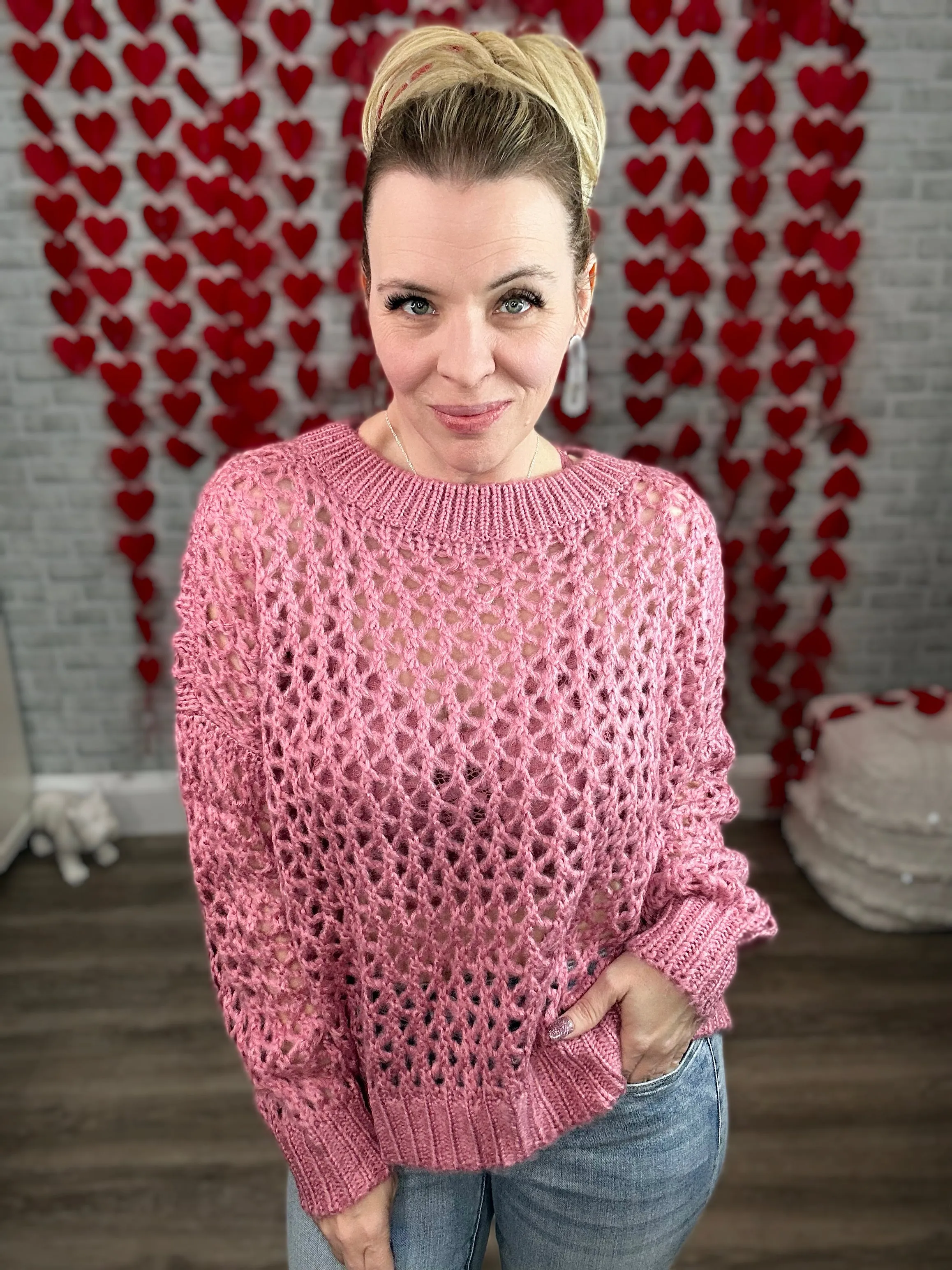 Soft Chunky Open Knit Sweater