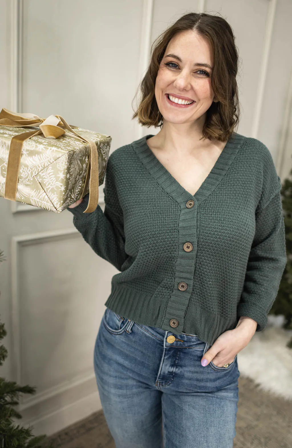 Solid Choice Button Down Cardigan