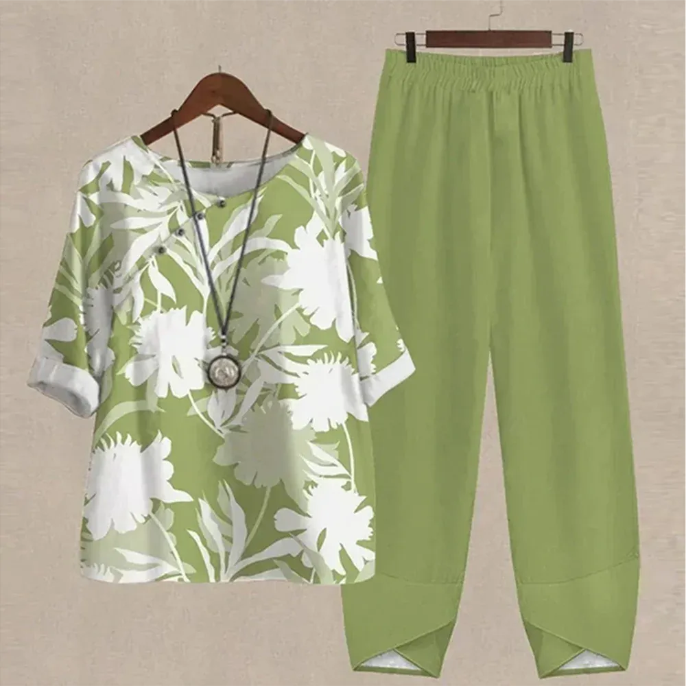 Vera | Colourful Loose Fit Two Piece Set
