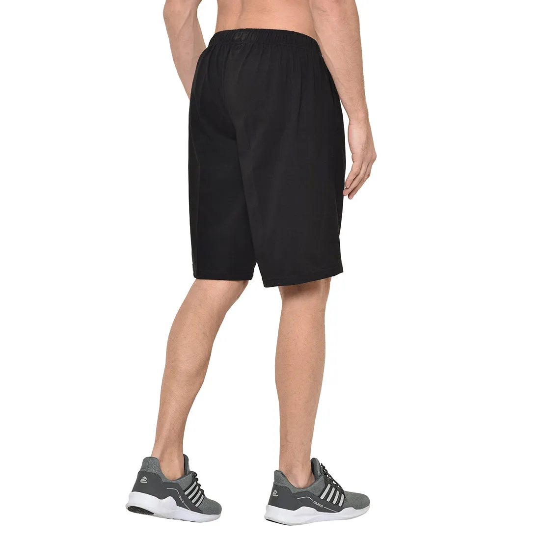 Vimal Jonney Black Shorts For Men's