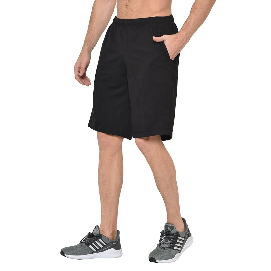 Vimal Jonney Black Shorts For Men's