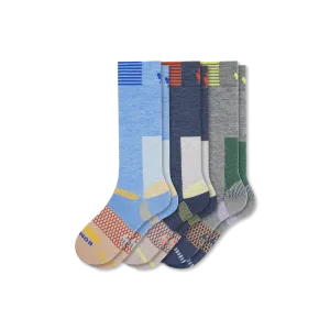 Women's Full-Cushion Merino Wool Blend Ski & Snowboard Sock 3-Pack